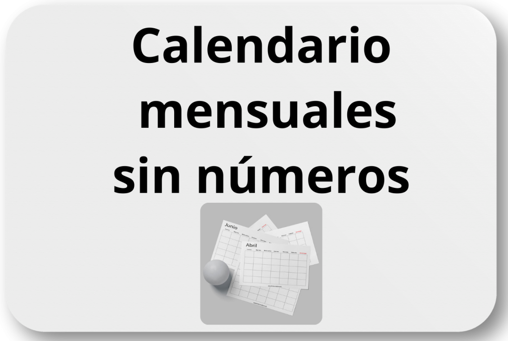 Calendarios Imprimibles [2024] Gratis📅 | Organiza Tu Año Fácilmente